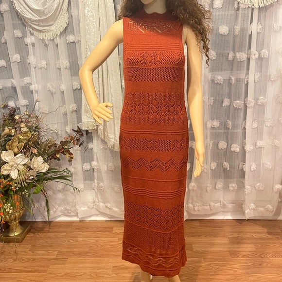 Anthropologie Crochet Maxi Dress - Picture 1 of 3